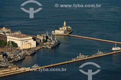  Subject: Aerial view of Fiscal Island and part of Cobras Island / Place: Rio de Janeiro city - Rio de Janeiro state (RJ) - Brazil / Date: 12/2012 