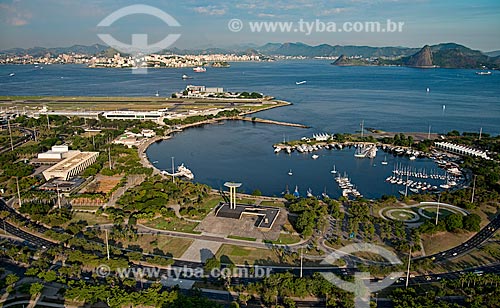  Subject: Aerial view of the Flamengo Park / Place: Rio de Janeiro city - Rio de Janeiro state (RJ) - Brazil / Date: 12/2012 