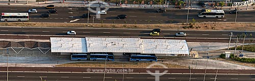  Subject: Salvador Allende Station of BRT (Bus Rapid Transit) / Place: Barra da Tijuca neighborhood - Rio de Janeiro city - Rio de Janeiro state (RJ) - Brazil / Date: 12/2012 