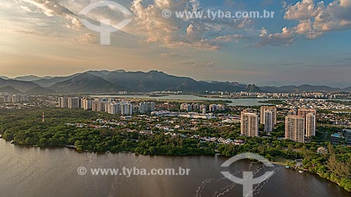  Subject: Aerial view of Barra da Tijuca / Place: Barra da Tijuca neighborhood - Rio de Janeiro city - Rio de Janeiro state (RJ) - Brazil / Date: 01/2013 