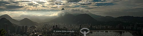  Subject: Botafogo Bay seen from Sugar loaf - Corcovado in the background / Place: Rio de Janeiro city - Rio de Janeiro state (RJ) - Brazil / Date: 01/2013 