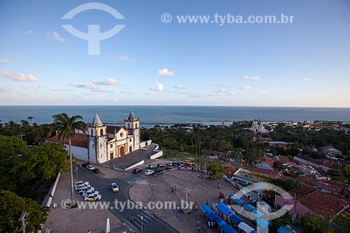  Subject: General view of Sao Salvador do Mundo Church - also known as Se Church (XVI century) / Place: Olinda city - Pernambuco state (PE) - Brazil / Date: 01/2013 