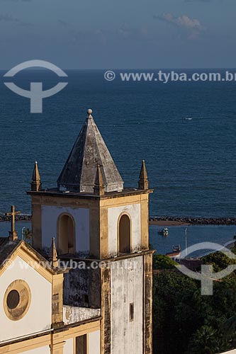  Subject: Belfry of Sao Salvador do Mundo Church - also known as Se Church (XVI century) / Place: Olinda city - Pernambuco state (PE) - Brazil / Date: 01/2013 