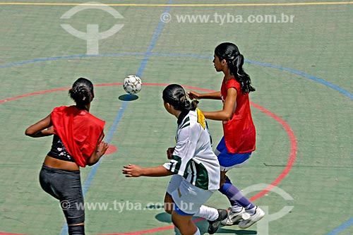  Subject: Game of futsal in school hall in the Vila Brasilandia neighborhood / Place: Vila Brasilandia neighborhood - Sao Paulo (SP) - Brazil / Date: 12/2007 