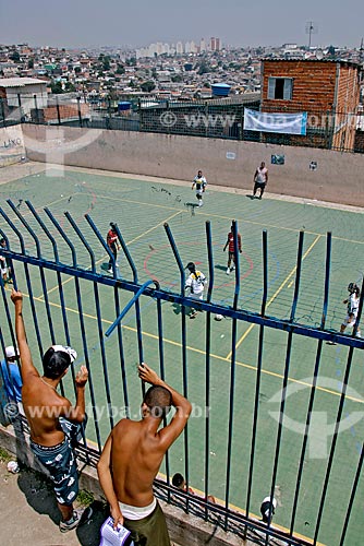  Subject: Game of futsal in school hall in the Vila Brasilandia neighborhood / Place: Vila Brasilandia neighborhood - Sao Paulo (SP) - Brazil / Date: 12/2007 