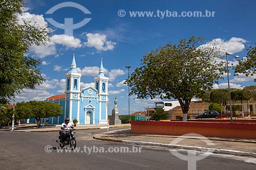  Subject: Amaro Lafayette Square with Imaculada Conceicao Church - to the left / Place: Sertania city - Pernambuco state (PE) - Brazil / Date: 01/2013 