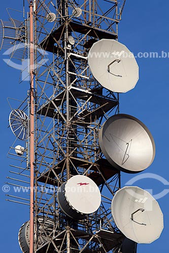  Subject: Communication towers at Bom Jesus Hill / Place: Caruaru city - Pernambuco state (PE) - Brazil / Date: 01/2013 