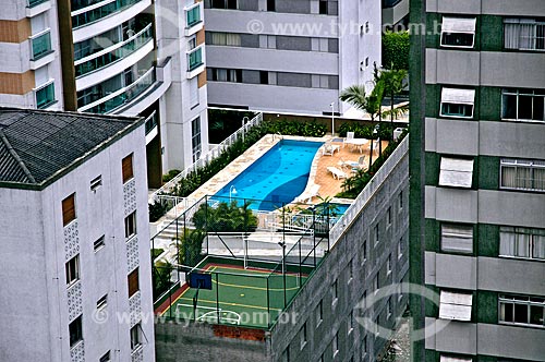 Subject: Swimming pool in coverage of building / Place: Perdizes neighborhood - Sao Paulo city - Sao Paulo state (SP) - Brazil / Date: 09/2006 