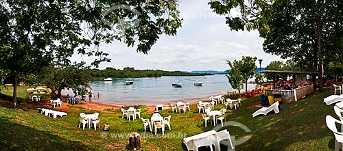  Subject: Kiosk on the banks of the Grande River - near to Sacramento city / Place: Sacramento city - Minas Gerais state (MG) - Brazil / Date: 12/2012 