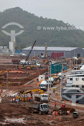  Subject: Construction works of the Rio 2016 Olympic Village / Place: Barra da Tijuca neighborhood - Rio de Janeiro city - Rio de Janeiro state (RJ) - Brazil / Date: 01/2013 