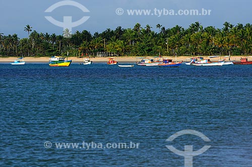  Subject: Boats at Corumbau Beach / Place: Prado city - Bahia state (BA) - Brazil / Date: 01/2013 