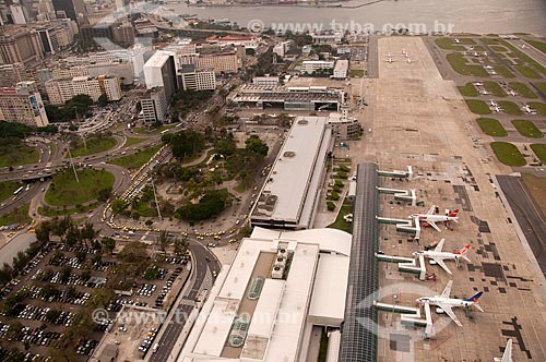  Subject: Aerial view of Santos Dumont Airport (1936) / Place: Rio de Janeiro city - Rio de Janeiro state (RJ) - Brazil / Date: 08/2008 