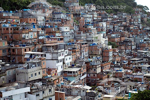  Subject: View of Pavao - Pavaozinho Hill / Place: Copacabana neighborhood - Rio de Janeiro city - Rio de Janeiro state (RJ) - Brazil / Date: 04/2010 