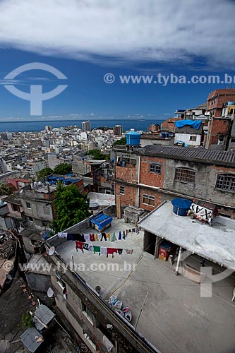  Subject: View of houses of Cantagalo Hill / Place: Ipanema neighborhood - Rio de Janeiro city - Rio de Janeiro state (RJ) - Brazil / Date: 04/2010 