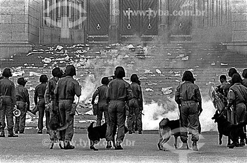  Subject: Manifestation of the Movement Against the high prices in Se Square / Place: Se neighborhood - Sao Paulo city - Sao Paulo state (SP) - Brazil / Date: 08/1978 