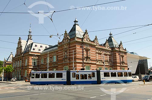  Subject: Tram in front of the Stedelijk museum / Place: Amsterdam city - Netherlands - Europe / Date: 05/2012 
