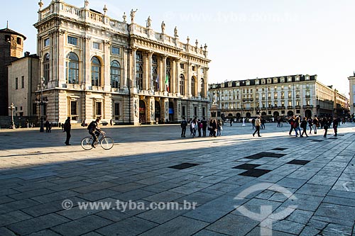  Subject: Palazzo Madama in Castle Square (Piazza Castello) / Place: Turin - Province of Turin - Italy / Date: 12/2012 