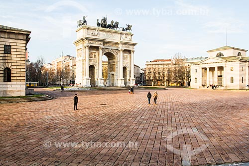  Subject: Arch of Peace (Arco della Pace) / Place: Milan - Italy - Europe / Date: 12/2012 