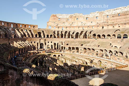  Subject: Interior of Coliseum / Place: Rome - Italy - Europe / Date: 12/2012 