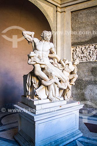  Subject: Sculpture Laocoön and His Sons, in Vatican Museum / Place: Vatican City - Rome - Italy - Europe / Date: 12/2012 