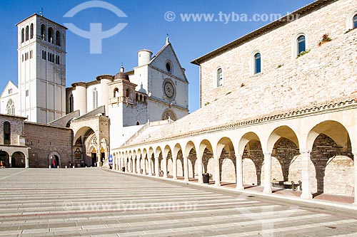  Subject: Basilica di San Francesco (Saint Francis Basilica) - 1230 / Place: Assisi - Perugia Province - Italy - Europe / Date: 12/2012 