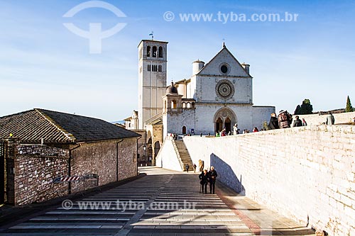  Subject: Basilica di San Francesco (Saint Francis Basilica) - 1230 / Place: Assisi - Perugia Province - Italy - Europe / Date: 12/2012 