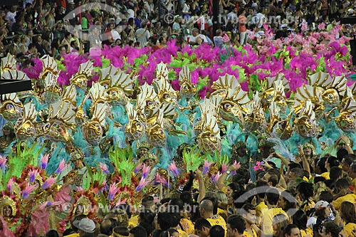  Subject: Parade of Magueira Samba School - Plot 2013 - Cuiaba: a paradise in the center of America / Place: Rio de Janeiro state (RJ) - Brazil / Date: 02/2013 