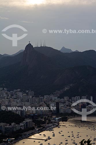  Subject: View of Botafogo Bay with Christ the Redeemer in the background / Place: Botafogo neighborhood - Rio de Janeiro city - Rio de Janeiro state (RJ) - Brazil / Date: 03/2013 