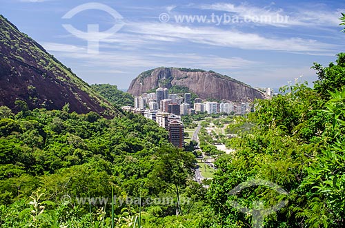  Subject: View of Catagalo Hill from Catacumba Municipal Natural Park / Place: Lagoa neighborhood - Rio de Janeiro city - Rio de Janeiro state (RJ) - Brazil / Date: 03/2013 