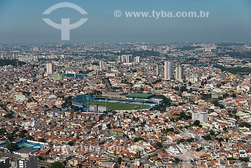  Subject: Aerial view Anacleto Campanella Municipal Stadium (1955) / Place: Sao Caetano city - Sao Paulo state (SP) - Brazil / Date: 02/2013 