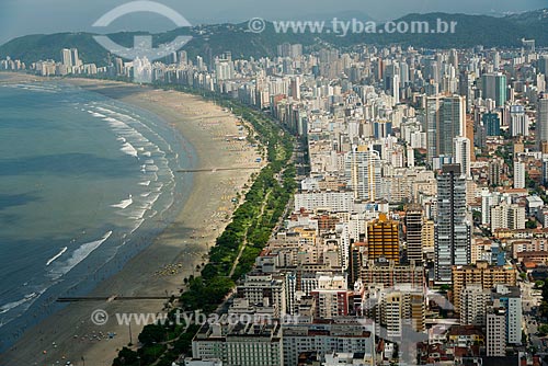  Subject: Aerial view of the waterfront of Santos city / Place: Santos city - Sao Paulo state (SP) - Brazil / Date: 02/2013 