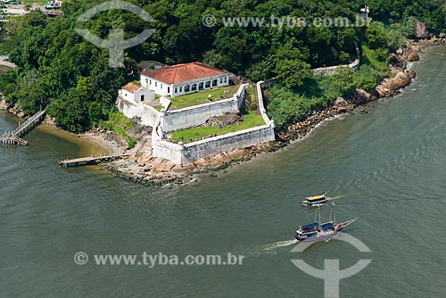  Subject: Santo Amaro da Barra Grande Fortress (1584) - also known as Praia Grande Fortress or Barra Grande Fortress / Place: Guaruja city - Sao Paulo state (SP) - Brazil / Date: 02/2013 