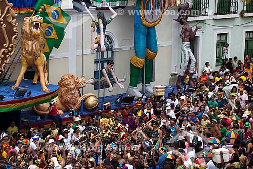  Subject: Monsenhor Fabricio Square - also known as City Hall Square - during carnival / Place: Olinda city - Pernambuco state (PE) - Brazil / Date: 02/2013 