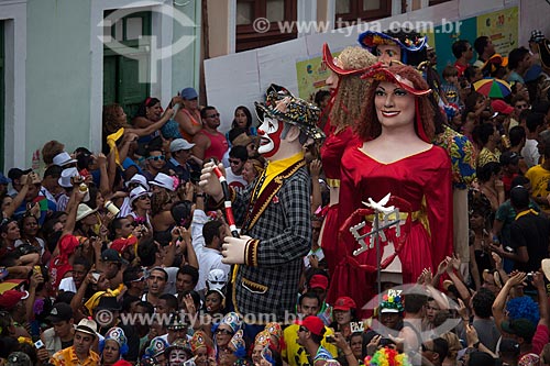  Subject: Giant puppet of Olinda during the street carnival / Place: Olinda city - Pernambuco state (PE) - Brazil / Date: 02/2013 