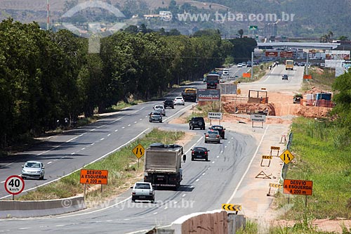  Subject: Works of duplication of the BR 101 highway between the cities of Recife and Joao Pessoa / Place: Goiana city - Pernambuco state (PE) - Brazil / Date: 02/2013 