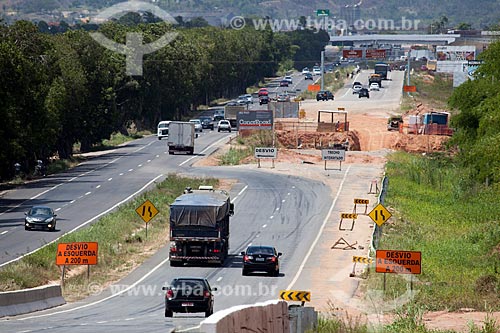  Subject: Works of duplication of the BR 101 highway between the cities of Recife and Joao Pessoa / Place: Goiana city - Pernambuco state (PE) - Brazil / Date: 02/2013 