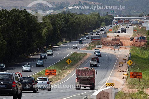  Subject: Works of duplication of the BR 101 highway between the cities of Recife and Joao Pessoa / Place: Goiana city - Pernambuco state (PE) - Brazil / Date: 02/2013 