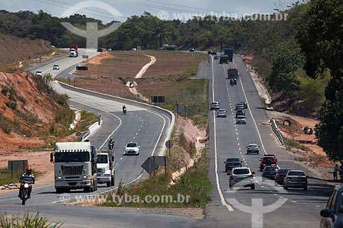  Subject: Works of duplication of the BR 101 highway between the cities of Recife and Joao Pessoa / Place: Goiana city - Pernambuco state (PE) - Brazil / Date: 02/2013 