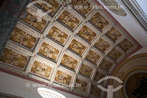 Subject: Ceiling of the Ordem Terceira de Nossa Senhora do Carmo Church that integrate of the Carmelita Architectural Group - XVII Century / Place: Goiana city - Pernambuco state (PE) - Brazil / Date: 02/2013 
