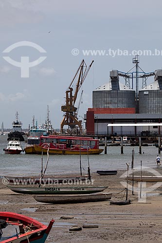  Subject: Silos in Cabedelo Port at Paraiba River estuary / Place: Cabedelo city - Paraiba state (PB) - Brazil / Date: 02/2013 