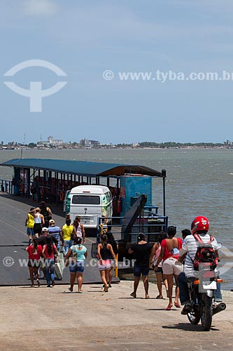  Subject: Embarkment Waterway Terminal at Costinha Beach on the banks of the Paraiba River - ferry crossing between Costinha and Cabedelo / Place: Lucena city - Paraiba state (PB) - Brazil / Date: 02/2013 