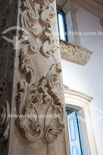  Subject: Decorative details inside of Nossa Senhora da Guia Church (XVI Century) - also known as Guia Sanctuary / Place: Lucena city - Paraiba state (PB) - Brazil / Date: 02/2013 