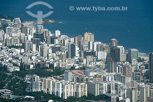 Subject: View of buildings of Leblon and Ipanema neighborhoods / Place: Rio de Janeiro city - Rio de Janeiro state (RJ) - Brazil / Date: 02/2013 