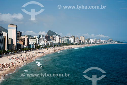  Subject: View of the beaches of Leblon and Ipanema / Place: Rio de Janeiro city - Rio de Janeiro state (RJ) - Brazil / Date: 03/2013 