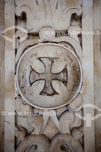  Subject: Details of limestone decoration in Sao Francisco Church at Sao Francisco Cultural Center / Place: Joao Pessoa city - Paraiba state (PB) - Brazil / Date: 02/2013 