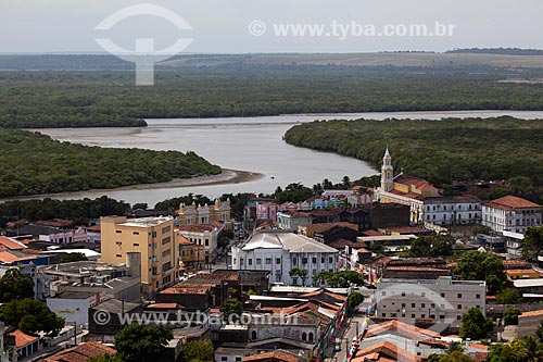  Subject: General view of the historic center of Joao Pessoa city with the Paraíba River estuary in the background / Place: Joao Pessoa city - Paraiba state (PB) - Brazil / Date: 02/2013 