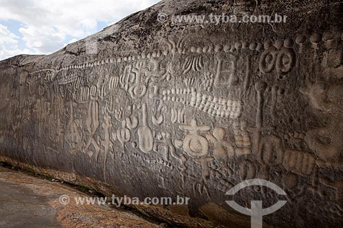  Subject: Inga Stone - also known as Itacoatiaras of Inga - in the Pedra Lavada Sitio / Place: Inga city - Paraiba state (PB) - Brazil / Date: 02/2013 