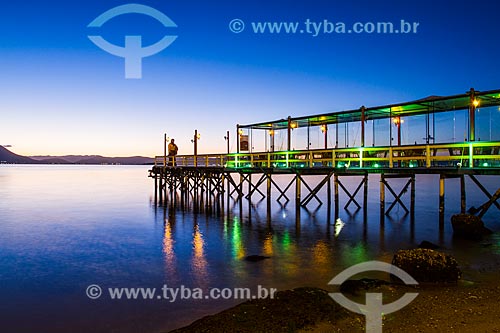  Subject: Trapiche of Restaurant Ostradamus in Beach Ribeirao da Ilha / Place: Florianopolis city - Santa Catarina state (SC) - Brazil / Date: 04/2013 