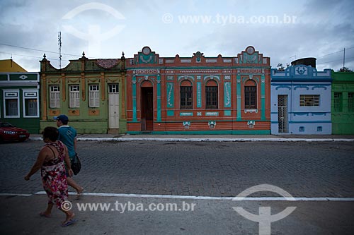  Subject: Historic houses in Presidente Getulio Vargas Street / Place: Areia city - Paraiba state (PB) - Brazil / Date: 02/2013 