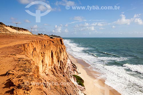  Subject: Cliffs at Cacimbinhas Beach / Place: Pipa District - Tibau do Sul city - Rio Grande do Norte state (RN) - Brazil / Date: 03/2013 